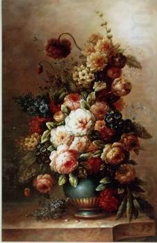 unknow artist Floral, beautiful classical still life of flowers.047 china oil painting image